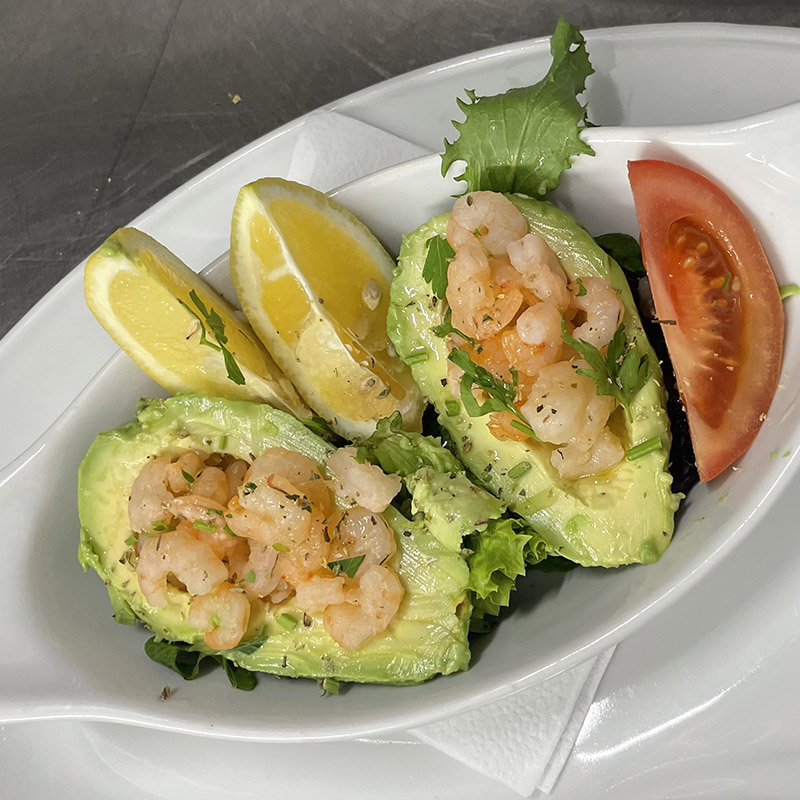 Avocado Prawns